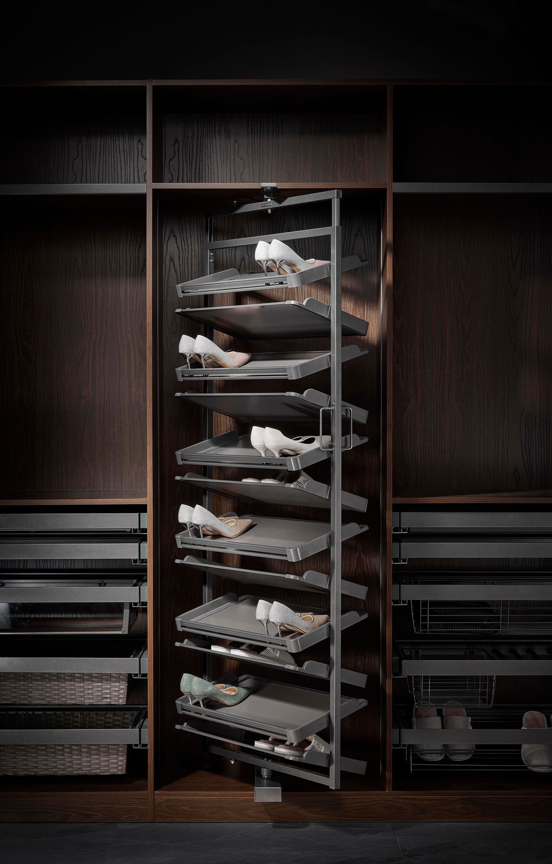 Pull Out Rotating Shoes Rack 04
