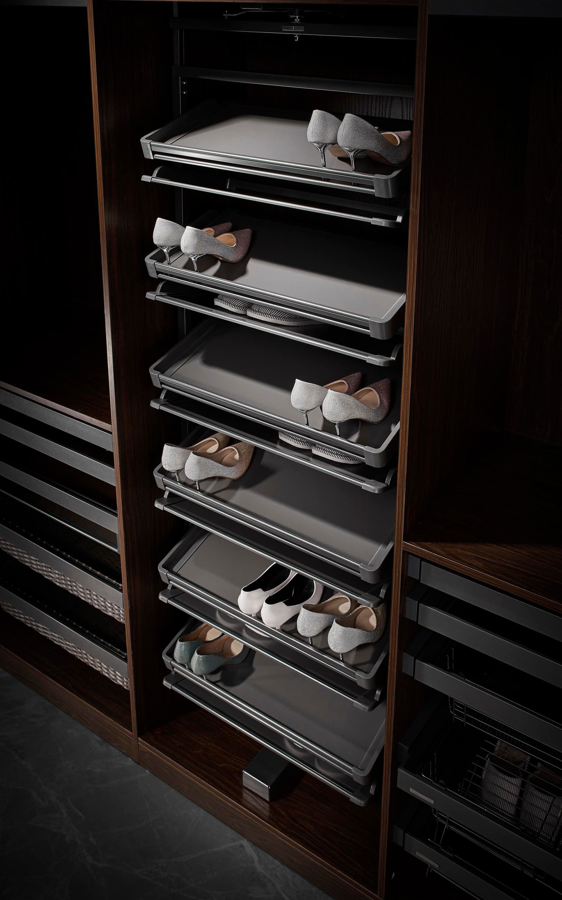 Pull Out Rotating Shoes Rack 03