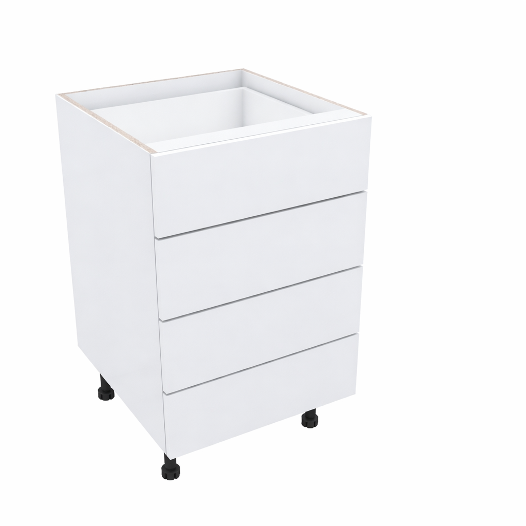 White Base Cabinet X4 Drawers (Equal Drawers) 00