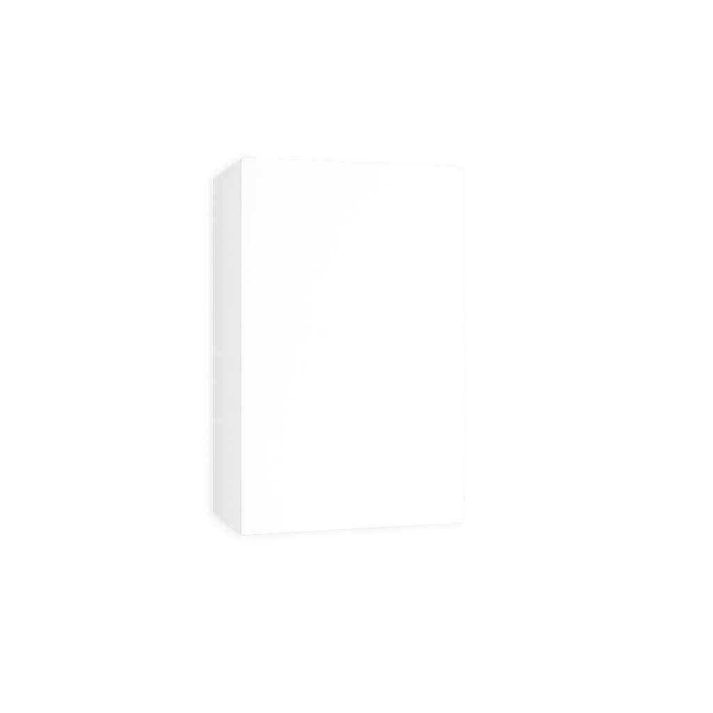 White Wall Cabinet Single Door 000
